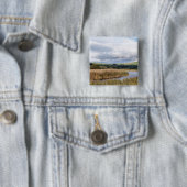 UITZICHTEN VAN WALES VIERKANTE BUTTON 5,1 CM (In situ)