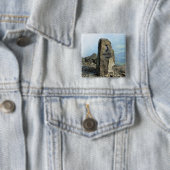 UITZICHTEN VAN WALES VIERKANTE BUTTON 5,1 CM (In situ)