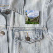 UITZICHTEN VAN WALES VIERKANTE BUTTON 5,1 CM (In situ)