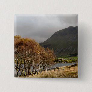 UITZICHTEN VAN WALES VIERKANTE BUTTON 5,1 CM