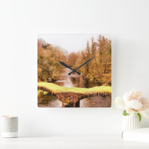 UITZICHTEN VAN WALES VIERKANTE KLOK