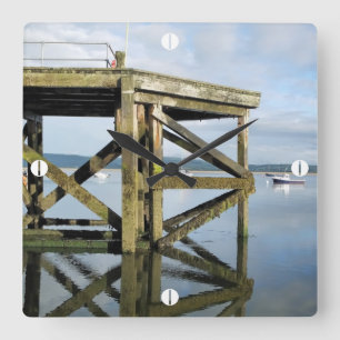 UITZICHTEN VAN WALES VIERKANTE KLOK