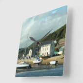 UITZICHTEN VAN WALES VIERKANTE KLOK (Hoek)