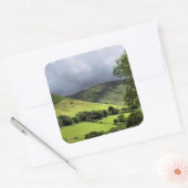 UITZICHTEN VAN WALES VIERKANTE STICKER (Envelop)