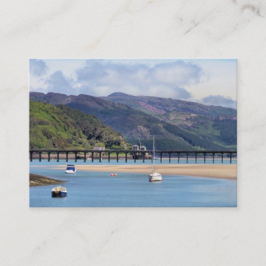 UITZICHTEN VAN WALES VISITEKAARTJE (Voorkant)