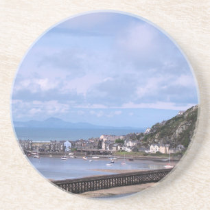 UITZICHTEN VAN WALES ZANDSTEEN ONDERZETTER