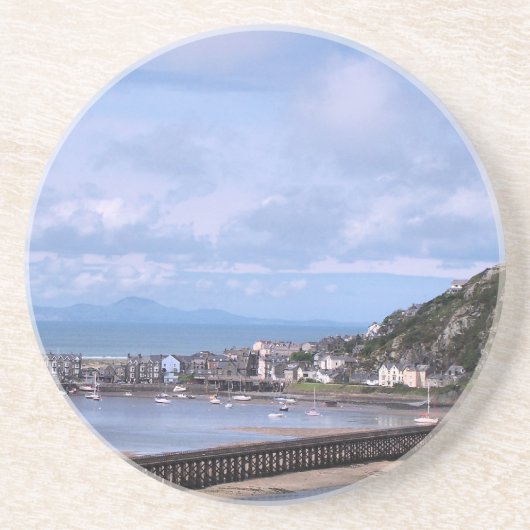 UITZICHTEN VAN WALES ZANDSTEEN ONDERZETTER (Voorkant)