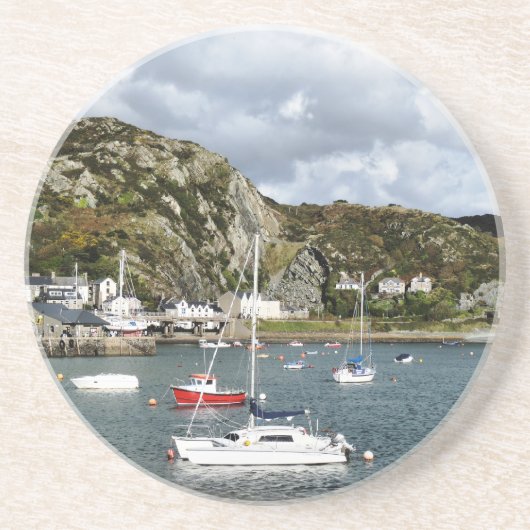 UITZICHTEN VAN WALES ZANDSTEEN ONDERZETTER (Voorkant)