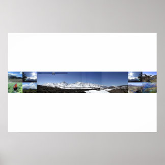 uitzichten van zoogdieren poster