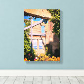 Uitzichten vanaf Alcatraz Island Canvas Afdruk (Insitu (Houten vloer))