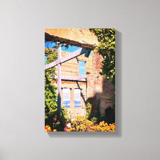 Uitzichten vanaf Alcatraz Island Canvas Afdruk
