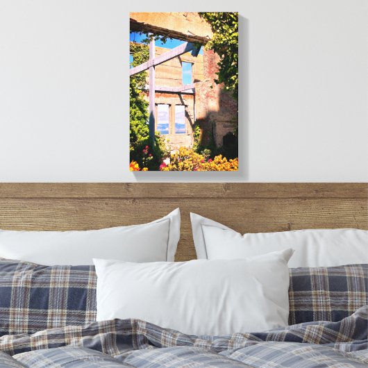 Uitzichten vanaf Alcatraz Island Canvas Afdruk (Insitu (Slaapkamer))