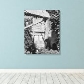 Uitzichten vanaf Alcatraz Island Canvas Afdruk (Insitu (Houten vloer))
