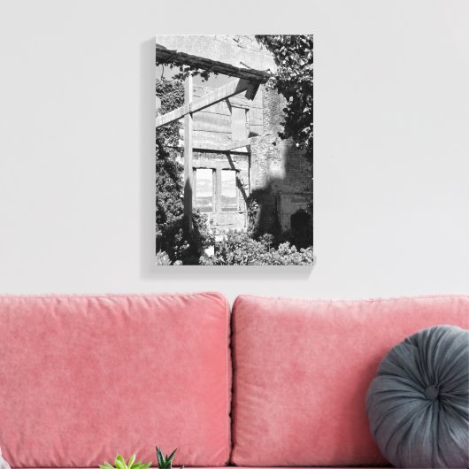 Uitzichten vanaf Alcatraz Island Canvas Afdruk (Insitu (Woonkamer))