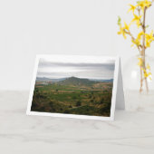 Uitzichten vanuit Lliria, Valencia, Spanje Kaart (Gele Bloem)