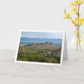 Uitzichten vanuit Lliria, Valencia, Spanje Kaart (Gele Bloem)