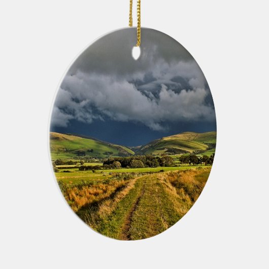 UITZICHTEN WALES KERAMISCH ORNAMENT (Rechts)