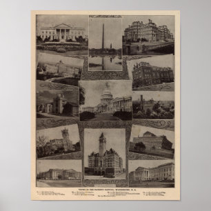 Uitzichten Washington, DC Poster