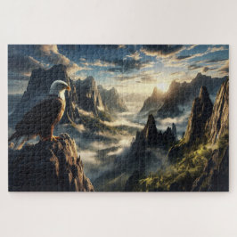 Uitzichtpunt Golden Eagle, realistisch, rotsachtig Legpuzzel