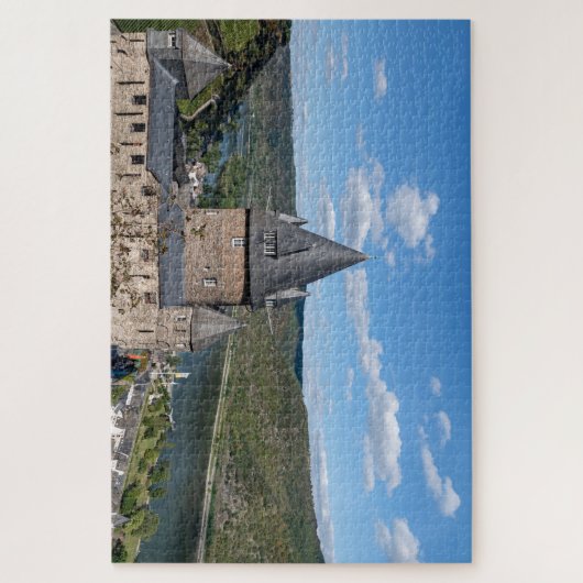 Uitzichtpunt over de Rijn met de Burcht Sta Legpuzzel (Verticaal)