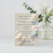 Uitzodiging voor Etherische Gelukzaligheid (geen f Kaart (Staand voorkant)