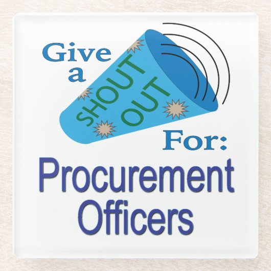 Uitzoeken voor aanbesteders glazen onderzetter (Voorkant)