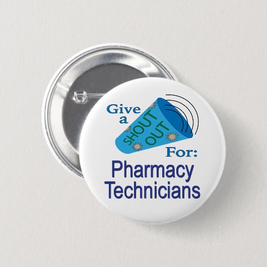 Uitzoeken voor apothekers ronde button 5,7 cm (Voorkant /achterkant)