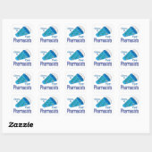 Uitzoeken voor apothekers vierkante sticker (Vel)