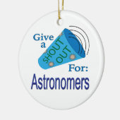 Uitzoeken voor astronomen keramisch ornament (Links)
