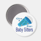 Uitzoeken voor Baby Sitters Magneet (Voorkant / Achterkant)