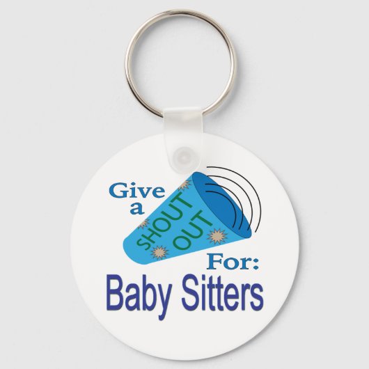 Uitzoeken voor Baby Sitters Sleutelhanger (Voorkant)
