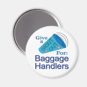 Uitzoeken voor bagageafhandelaars magneet (Voorkant / Achterkant)