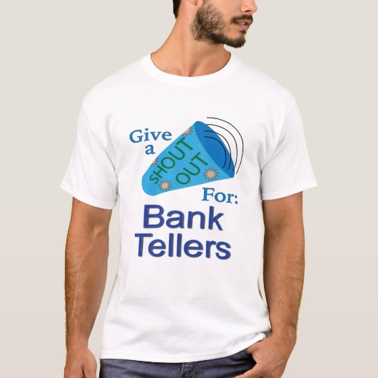 Uitzoeken voor bankverkopers t-shirt (Voorkant)
