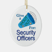 Uitzoeken voor beveiligingsfunctionarissen keramisch ornament (Rechts)