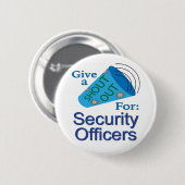 Uitzoeken voor beveiligingsfunctionarissen ronde button 5,7 cm (Voorkant /achterkant)