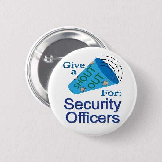 Uitzoeken voor beveiligingsfunctionarissen ronde button 5,7 cm (Voorkant /achterkant)