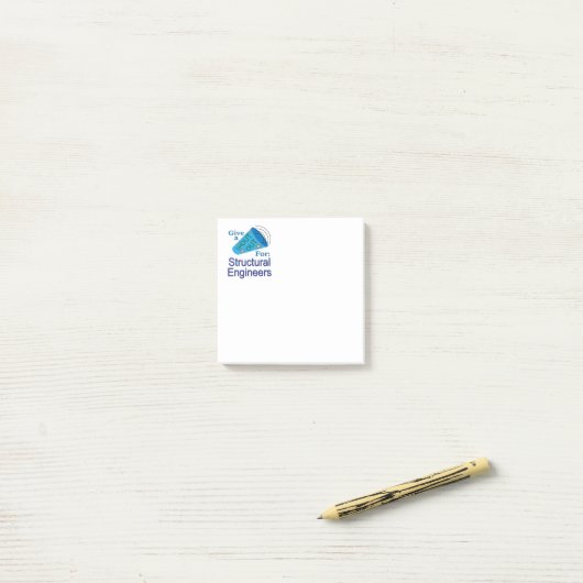Uitzoeken voor bouwtechnici post-it® notes (Op bureau)