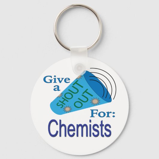 Uitzoeken voor chemici sleutelhanger (Voorkant)
