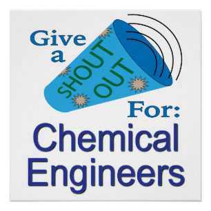 Uitzoeken voor chemische ingenieurs perfect poster