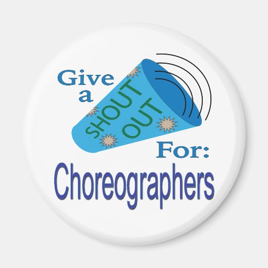 Uitzoeken voor choreografen magneet (Voorkant)