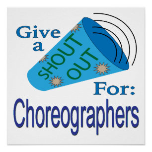 Uitzoeken voor choreografen perfect poster