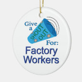 Uitzoeken voor fabrieksarbeiders keramisch ornament (Links)