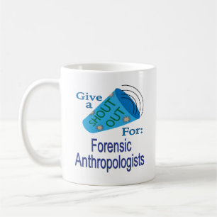 Uitzoeken voor forensische antropologen koffiemok