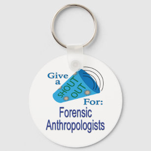Uitzoeken voor forensische antropologen sleutelhanger
