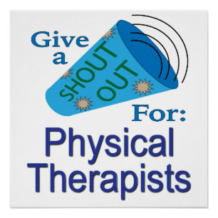 Uitzoeken voor fysieke therapisten perfect poster