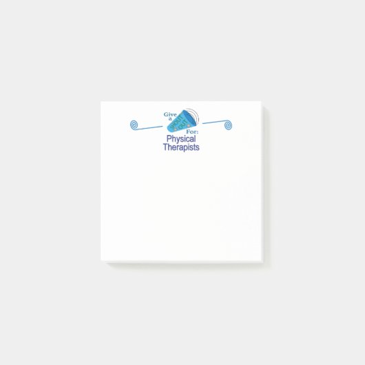 Uitzoeken voor fysieke therapisten post-it® notes (Voorkant)