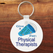 Uitzoeken voor fysieke therapisten sleutelhanger (Voorkant)