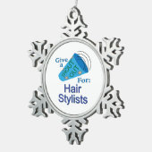 Uitzoeken voor haarstijllijsten tin sneeuwvlok ornament (Rechts)