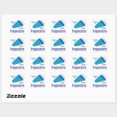 Uitzoeken voor inspecteurs vierkante sticker (Vel)