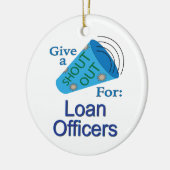 Uitzoeken voor lenende officieren keramisch ornament (Links)